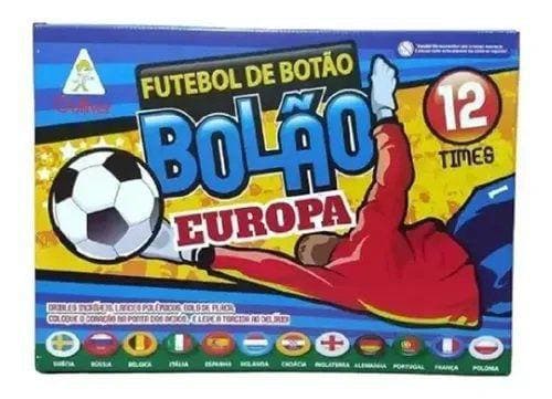 Jogo Futebol de Botão 12 Times Europa Gulliver - Bumerang Brinquedos